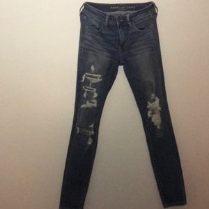 American eagle ripped sunny jeans